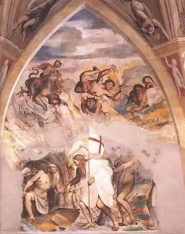 Il Romanino-448-Pisogne, Chiesa di santa Maria della Neve - dettaglio discesa al limbo
